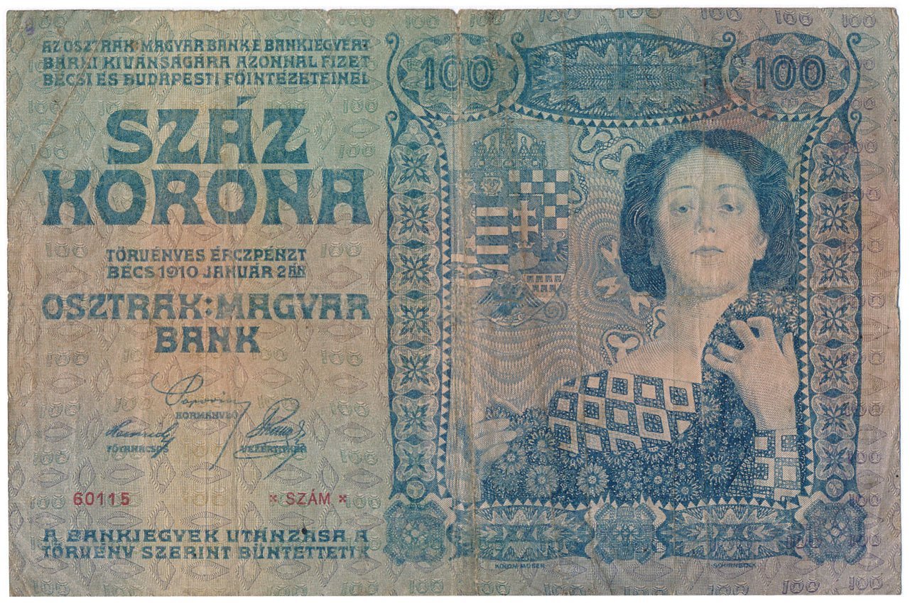 Banknot. Austria. Oesterreichisch-Ungarische Bank, 100 koron, Wiedeń